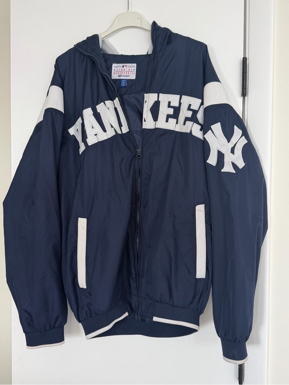 New York Yankees Navy Varsity Bomber Jacket